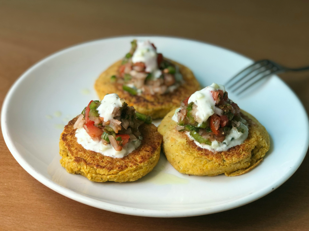 plate of fritters