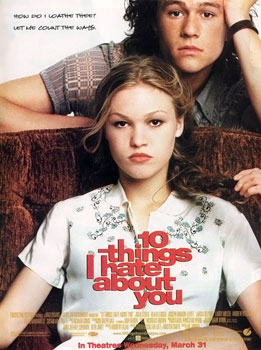 10 Things I hate about you poster