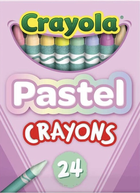 Crayola 24ct Pastel Crayons